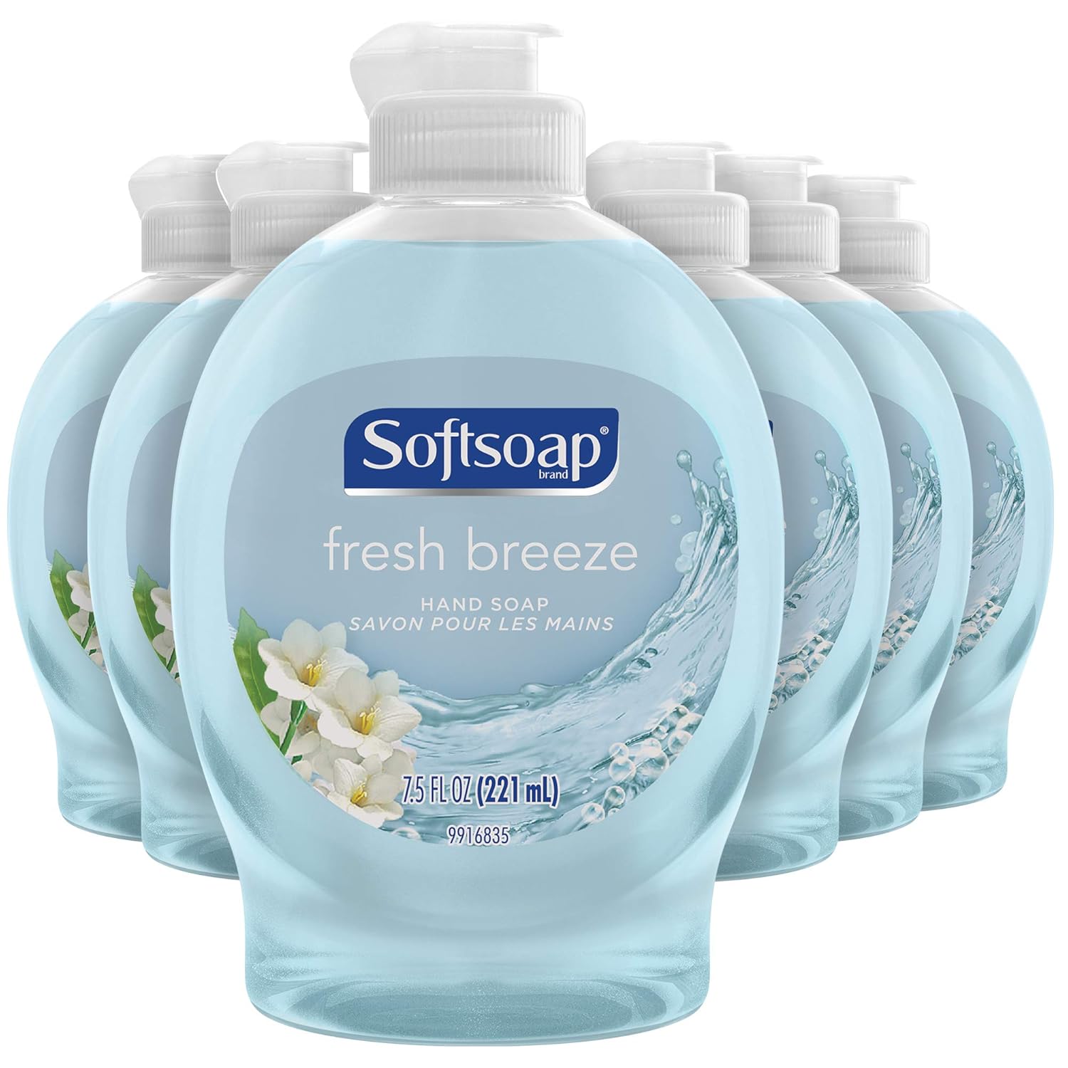 Softsoap Liquid Hand Soap with Flip Top Cap, Fresh Breeze - 7.5 Fluid Ounce, 6-Pack: Industrial & Scientific