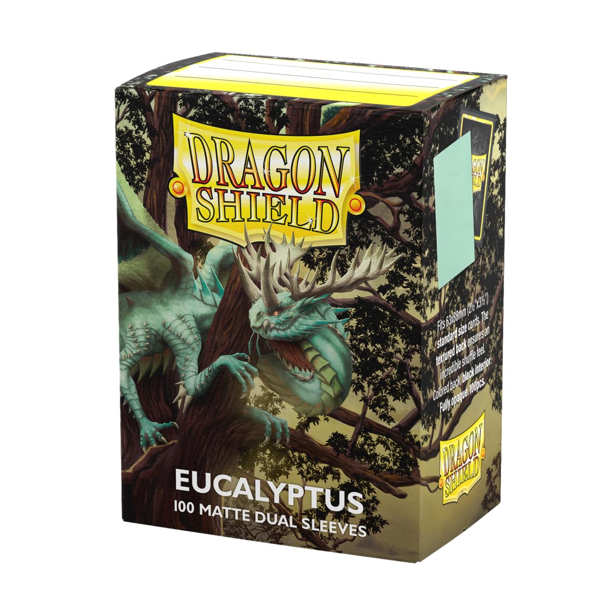 Arcane Tinmen AT-15049 Dragon Shield Standard Size Dual Matte Eucalyptus (100 Sleeves) — image 1