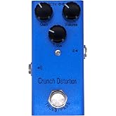 GNAFETS Crunch Distortion Guitar Effects Pedal inspired by MI Audio Crunch Box with USB 9V Power Cable