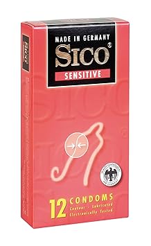 SICO Kondome Sensitive 12 Stück, 1er Pack (1 x 12 Stück)