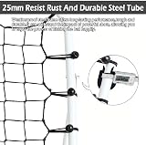 Amazing Tour Football Rebounder - Adjustable Steel Frame Net Trainer view 6