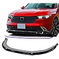 Archaic Front Lip Compatible with Honda Accord 11th Sedan EX/LX/Hybrid Sport/Touring 2023 2024, 4pcs Front Bumper Lip Splitter, Gloss Black Chin, 2023 Accord Extension Accessories