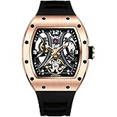 Paras Crown Automatic Watches for Men Mechanical Watch Stainless Case 50M Waterproof Fashion Luxury Wrist Watches for Men