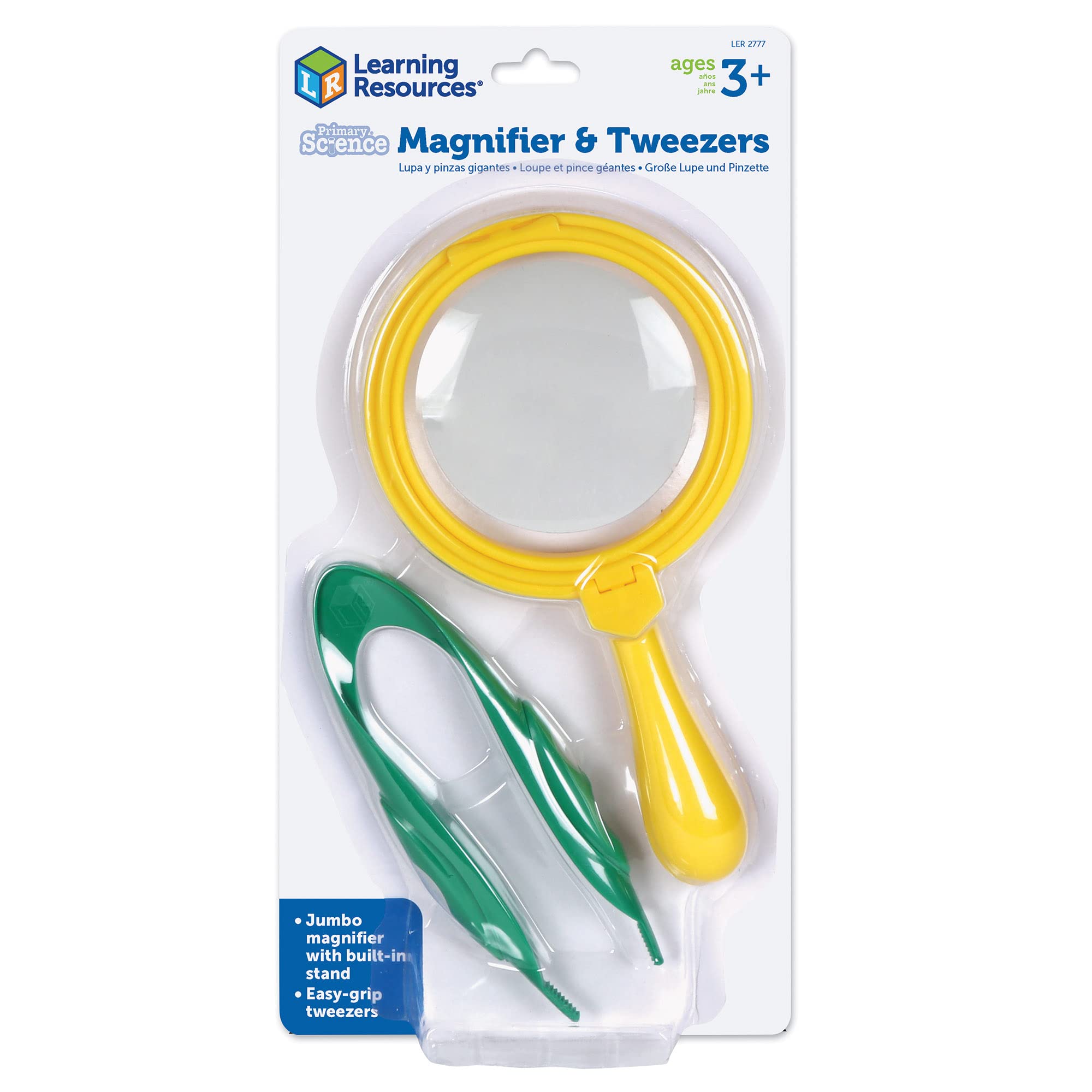 Learning Resources Jumbo Magnifier & Tweezer
