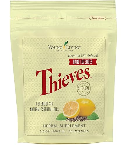 Amazon.com: Young Living Thieves Throat Lozenges | Sugar Free