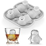 ACOOKEE Penguins Ice Cube Tray Fun Shapes, Odd