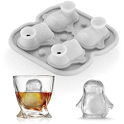 ACOOKEE Penguins Ice Cube Tray Fun Shapes, Odd