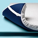 ViscoSoft 3 Inch Memory Foam Mattress Topper Short Queen - Select High Density Ventilated RV/Camper Mattress Pad - Premium Re