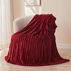 NEWCOSPLAY Super Soft Throw Blanket Red Premium
