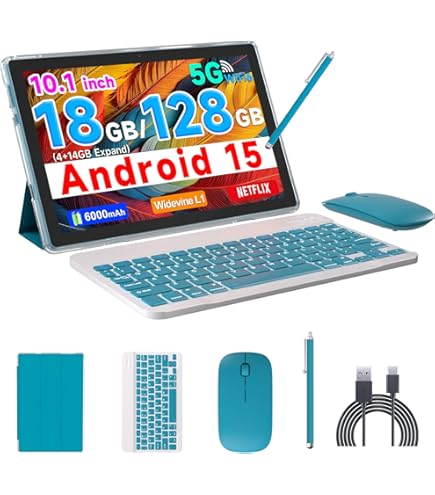 Amazon.com : IWEGGO Android 15 Tablet, 10 Inch 18GB RAM+128GB ROM