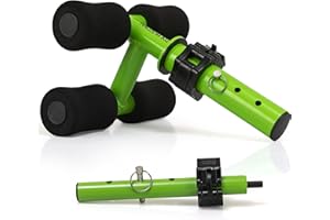 ANOSWXG Tib Bar, tibialis trainer, tibialis bar, Knees Over Toes Equipment for Strengthening Calves/Shins/Ankles, Fits 1" or 2" Olympic Weight Plates