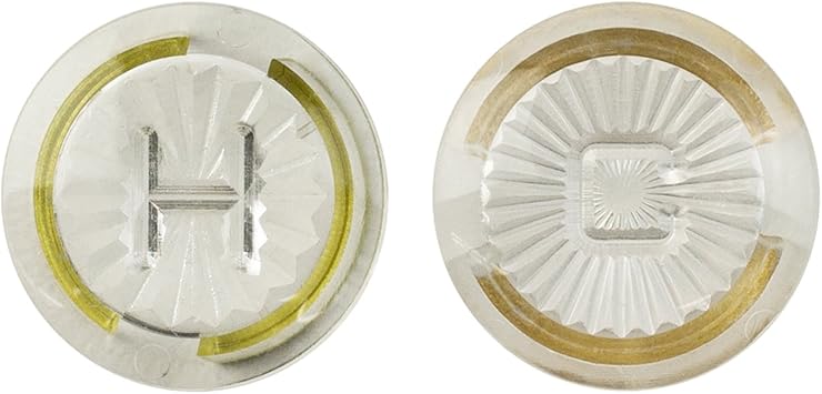 Lasco 0 6105 Hot Cold Faucet Handle Index Buttons For American