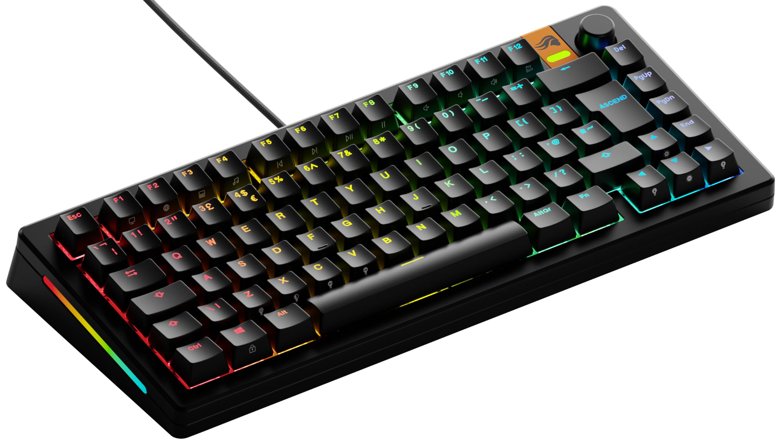 GLORIOUS GMMK 3 Custom Mechanical Keyboard (Black) - UK QWERTY