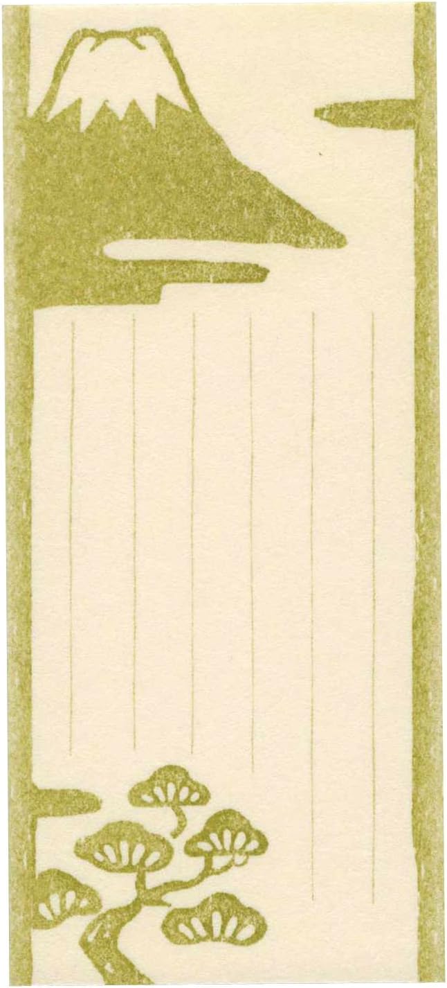 和紙一筆箋 美濃和紙 30枚綴り 松富士 Li93 便せん 文房具 オフィス用品 Amazon