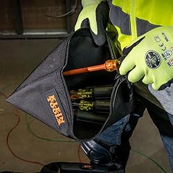 Klein Tools 5139B Zipper Bag, Cordura Nylon Tool