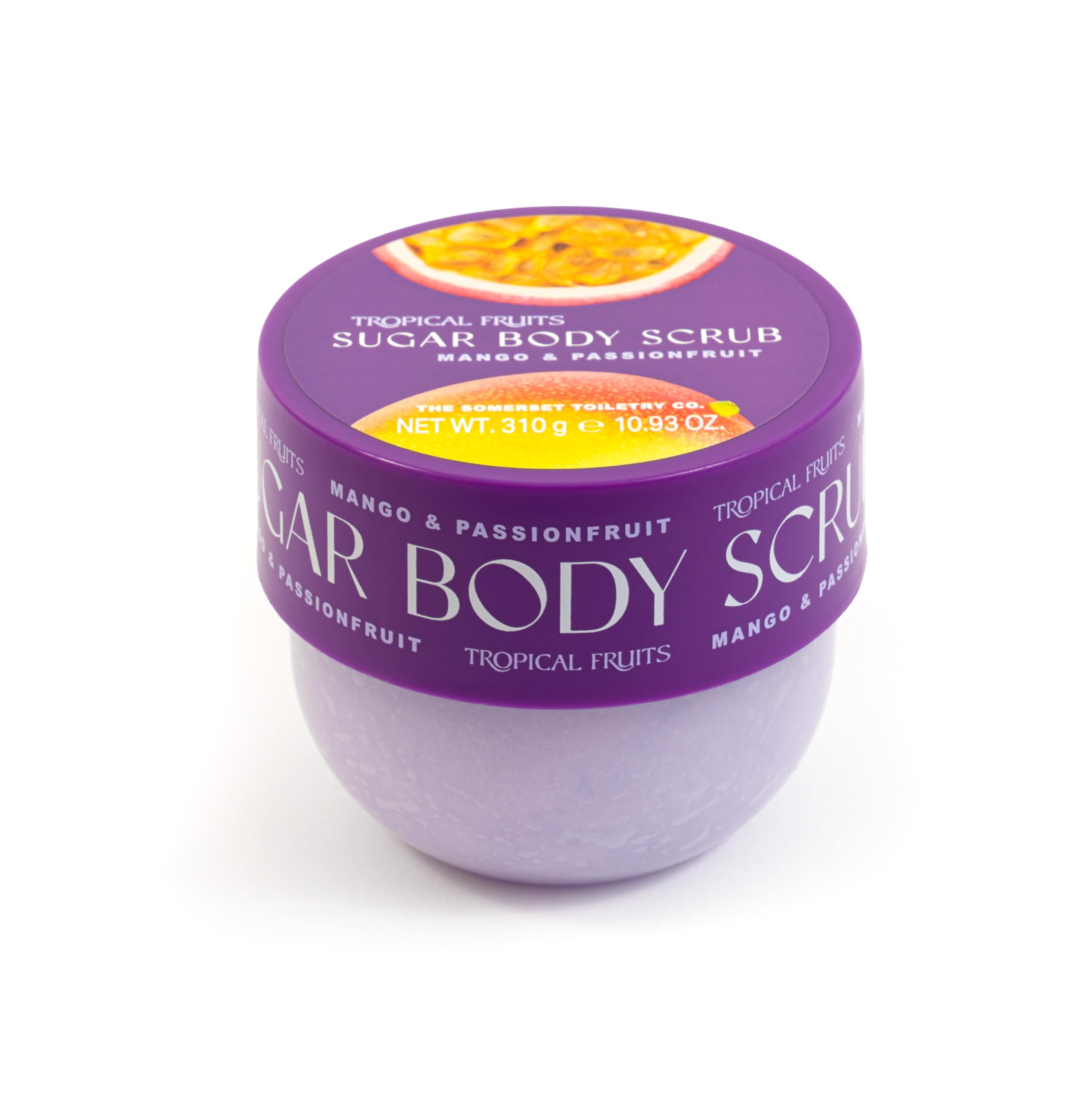 Tropical Fruits Gentle Exfoliating Sugar Body Scrub Mango and Passionfruit 310g