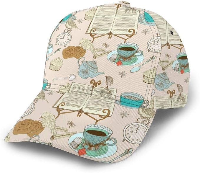Amazon キャップ 野球帽 ティータイム 帽子 鳥打帽 クラシカル ファッション カジュアル 通気性 人気な プリント おしゃれ Uvカット 日焼け止め スポーツ 自転車 運転 旅行 メンズ レディース 男 女 帽 キャップ 通販