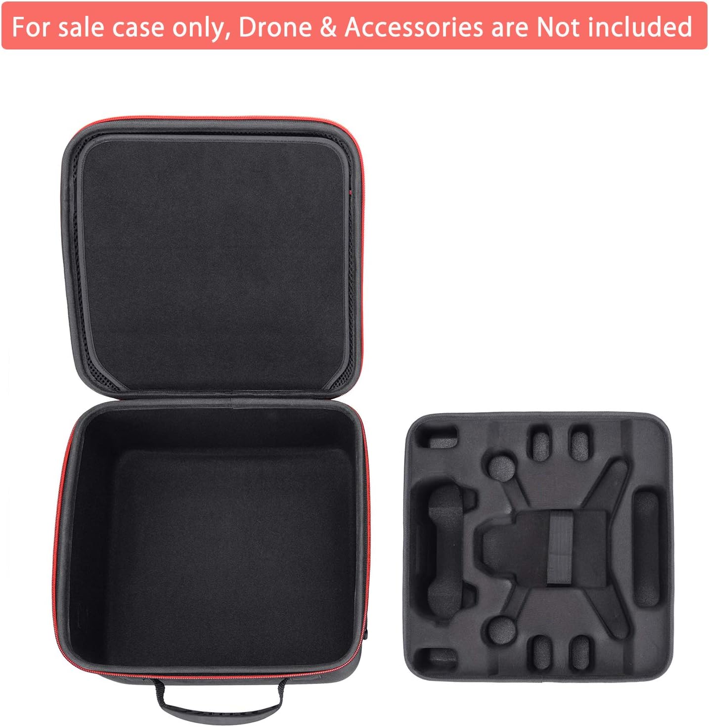 RLSOCO Carrying Case for DJI Mini 4K/Mavic Mini 2/Mini 2 SE/Mini SE- Fits Mini 4K/Mavic Mini 2/Mini 2 SE/Mini SE Accessories: Mini4K/2 Controller,Batteries and Charger,Propellers and Prop Guard - Image 3