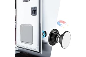 ACOSTOP RV Magnetic Door Catch with Adhesives Screws - Easy to Install Camper Trailer Door Holder, Sturdy Stopper for RV Accessories, 1 Pack