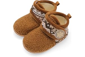 FEETCITY Baby Booties Girls Boys Infant Slippers First Walkers Shoes Warm Socks Newborn Crib Shoes