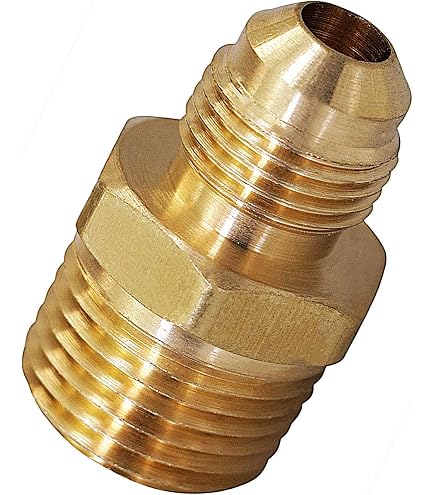 10er-Pack 1/2 Zoll Male Flare X Mip Messingadapter – Mid Land 10269, USA