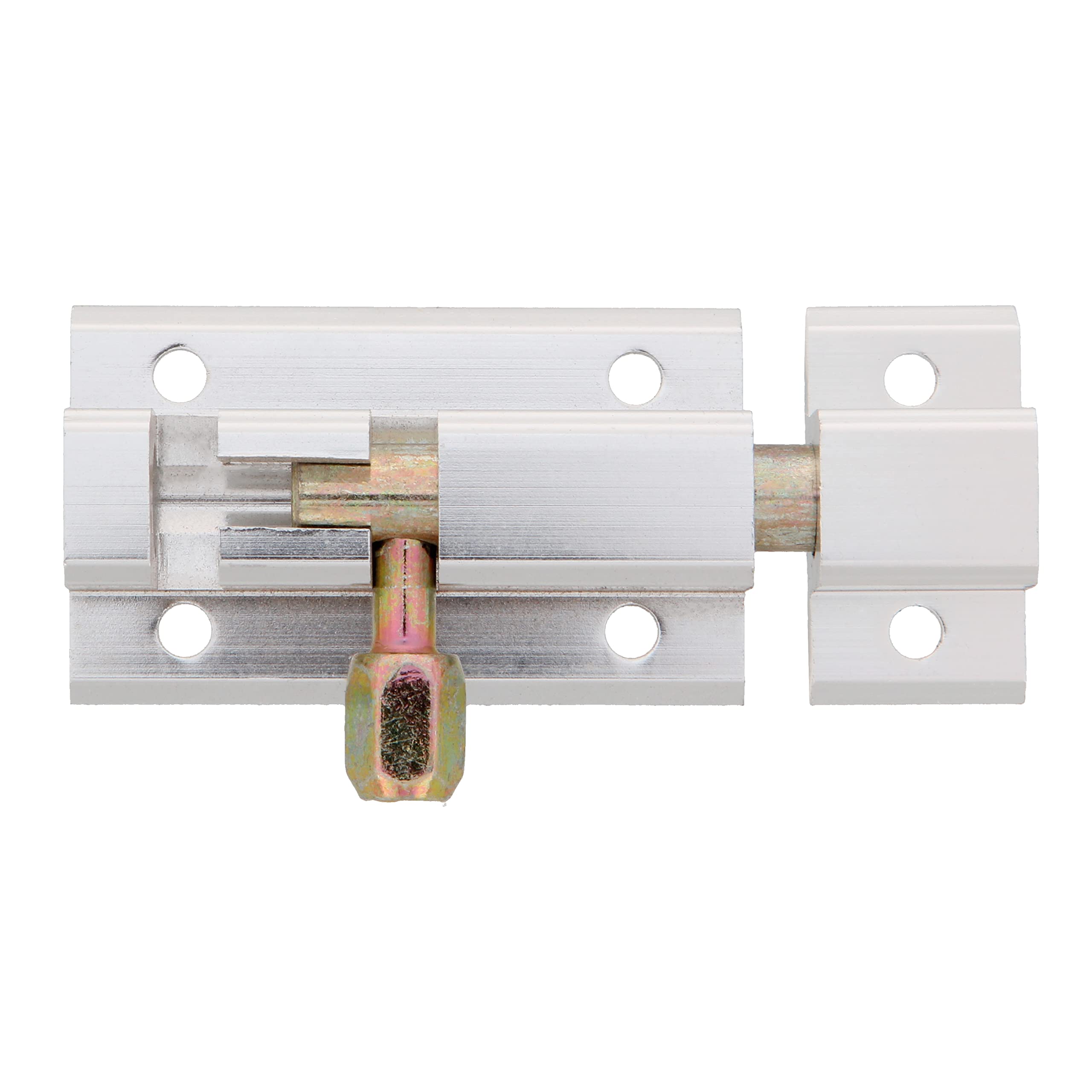 Amig Anodised Aluminium Barret, Silver