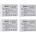 Kastar NB-5L Battery (4-Pack) for Canon NB-5L, CB-2LXE work with Canon PowerShot S100, PowerShot S110, PowerShot SD700 IS, PowerShot SD790 IS, PowerShot SD800 IS, PowerShot SD850 IS, PowerShot SD870 IS, PowerShot SD880 IS, PowerShot SD890 IS, PowerShot SD900 IS, PowerShot SD950 IS, PowerShot SD970 IS, PowerShot SD990 IS, PowerShot SX200 IS, PowerShot SX210 IS, PowerShot SX220 IS, PowerShotSX230 HS Cameras