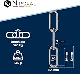 NietFullThings Stainless Steel Chain 316 Marine Grade 3 mm Long Link 20 m view 3