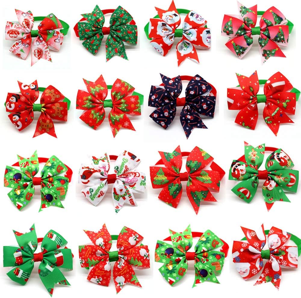 Xmas bow ties for dogs Clearance