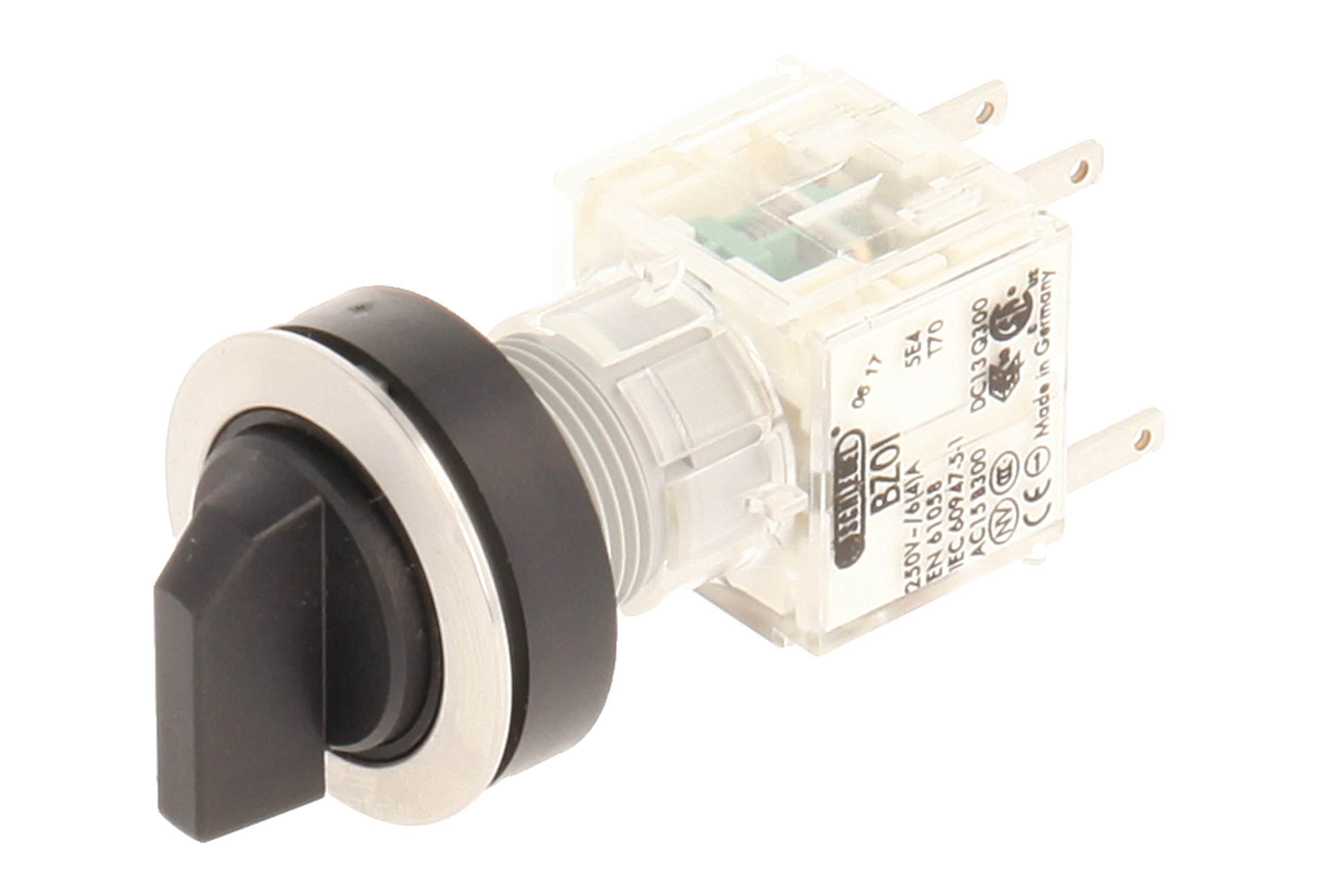 Club 23.001.273 Selector Switch Latching/rastend, 3 Positions Momentary Contact 1 N/O Contact With Bottle Opener, Stainless Steel (Pack of 2)