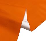 A-Express Grained Faux Leather Fabric 1m Bright Orange 140cm Wide view 4