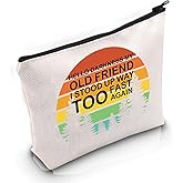 VAMSII POTS Awareness Gift Hello Darkness, My Old Friend Makeup Bag POTS Syndrome Fighter Warrior Cosmetic Bag Dysautonomia Awareness Gift (Hello Darkness My Old Friend M)