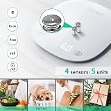 arboleaf Digital Kitchen Scale 10kg USB Rechargeable with App view 3