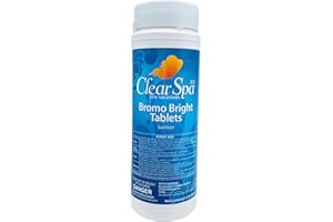 HOT TUB CLASSIC PARTS Hot Tub Spa Chemical Bromo Bright Tablets Clear Spa Solutions CSBR015