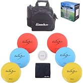 Gamesun Disc Golf Set with 6 Discs and Mini Disc,Starter Disc Golf Bag,Towel