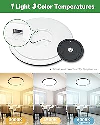 2PACK Flush Mount LED Ceiling Light Fixture