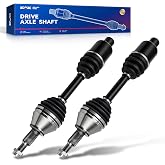 KAX CV Axle Front Driver and Passenger Side 663740 66-3740 for Ram 1500 | Ram 1500 2012-2020 &amp; 1500 Classic 2019-2020, 4WD Models with Standard Suspension Only, Front Left and Right