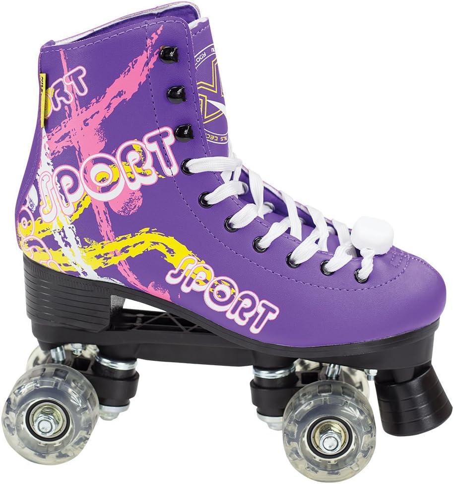 Nils Damen Retro LED Rollschuhe Roller mit FUNKEN Skates Inliner Inlineskates Amazon.de Sport