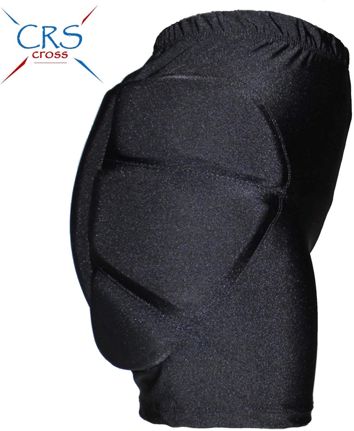 CRS Cross Padded Figure Skating Shorts – Ladies Crash Butt Pads for Hips Tailbone & Butt (9 Pads) (Black 9 Pads, Ladies X-Small/Small): Clothing