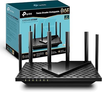 TP-Link Archer AXE75 AXE5400 WiFi 6E Router Tri-Band Gigabit USB 3.0