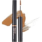 lilybyred Skinny Mes Brow Mascara | Korean 1.5mm Ultra-Slim Brush Eyebrow Mascara, Precision Application, Natural-Looking Finish, Smudge-Proof, Clump-Free, Long-Lasting, 0.12 oz. (01 Light Brown)
