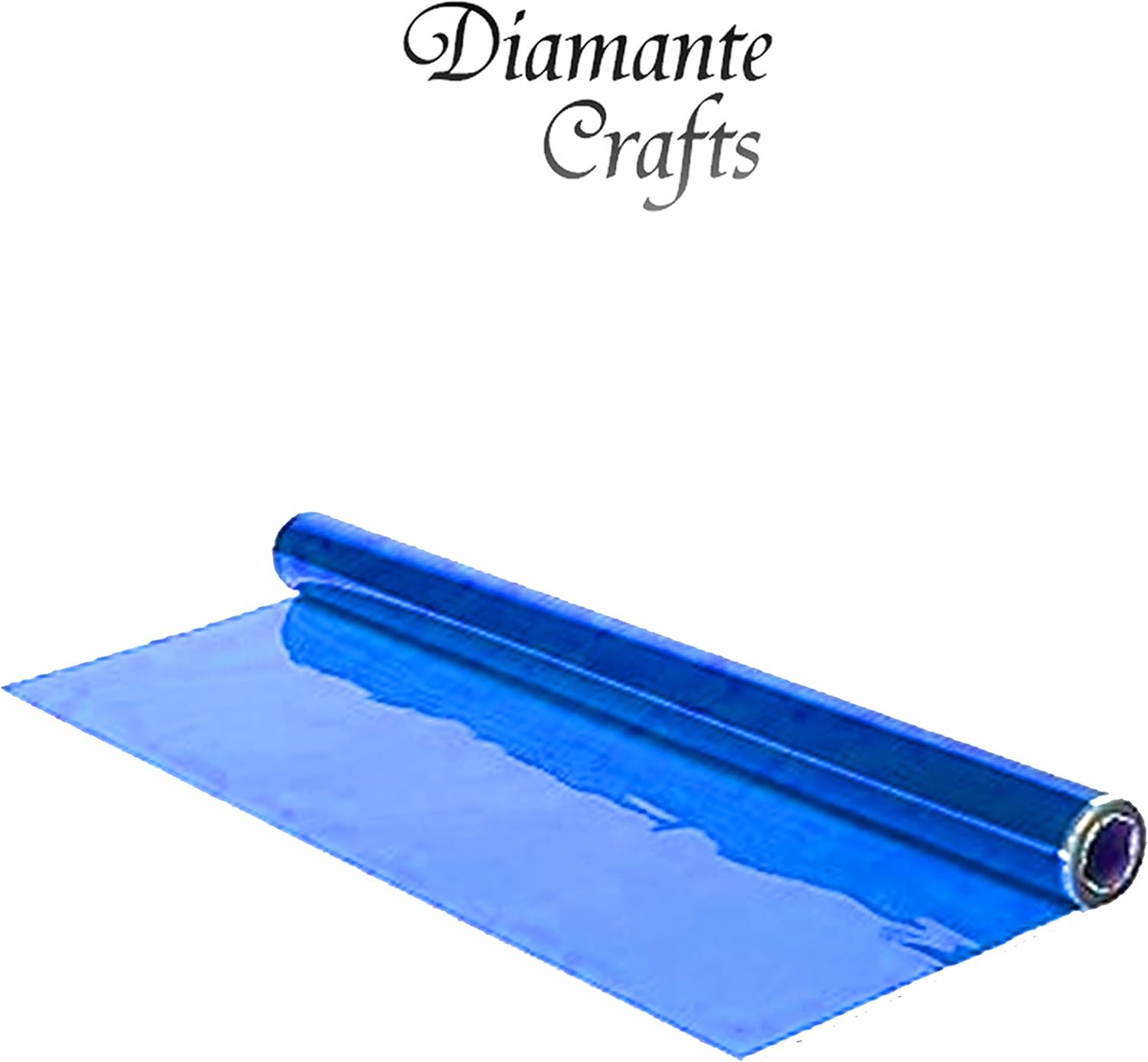 Cellophane Roll Colourfast Acid Free Gift Wrap Florist Clear/Coloured (Blue 4.5m x 50cm