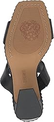 Vince Camuto Women's Kaden Heeled Sandal, Black, 5.5