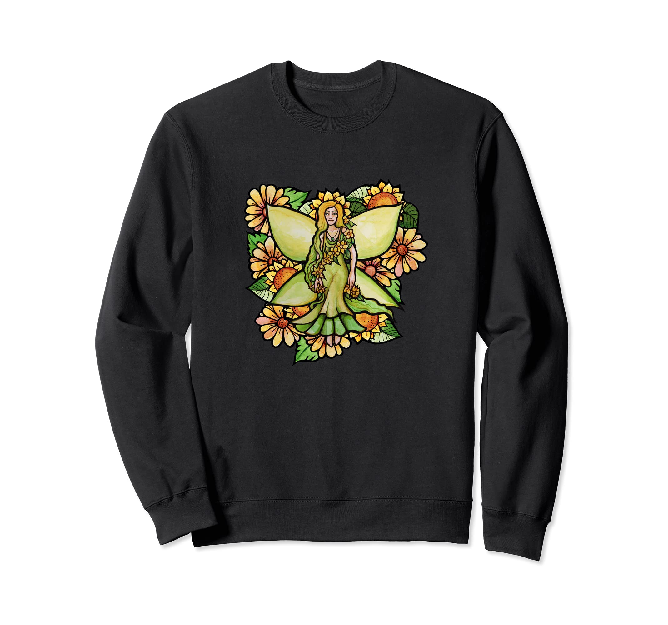 Garden Fairy Faerie Garden Sweatshirt