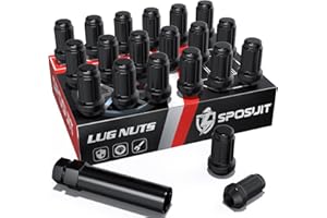 Sposuit M12x1.5 Spline Lug Nuts - Replacement for 2020-2023 Mazda CX-30, 2013-2024 CX-5, 2022-2024 CX-50, 2006-2024 CX-9 - Cl