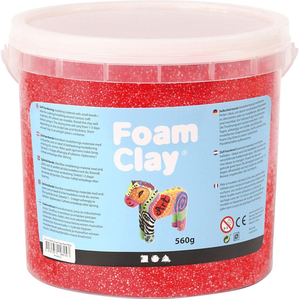 Foam Clay®, red, 560g
