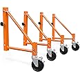WEN 31104 Baker Scaffold Outriggers with 5-Inch Locking Casters, 4 Pack