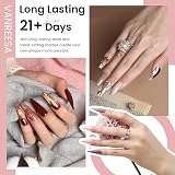 VANREESA 24 Pcs Gel Nail Polish Set Fall Winter with Base Top Coat Kit view 3