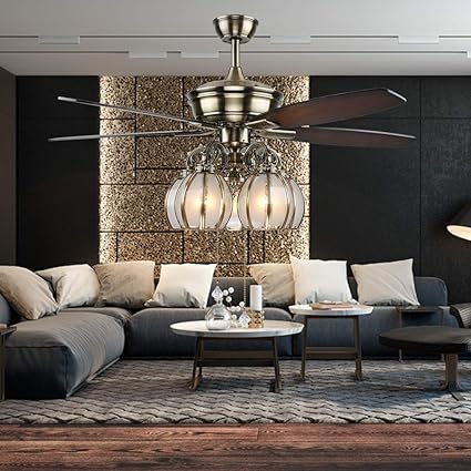 Andersonlight 52 Downrod New Ceiling Fan With Light For Living