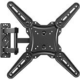 GRIFEMA Full Motion TV Wall Mount for 26-65 in TVs or Monitor, Swivel Tilt | Rotation Extension with Articulating Arms, Easy Install, Max VESA 400X400mm, Up to 77 Lbs, Single Stud, Corner TV Mount